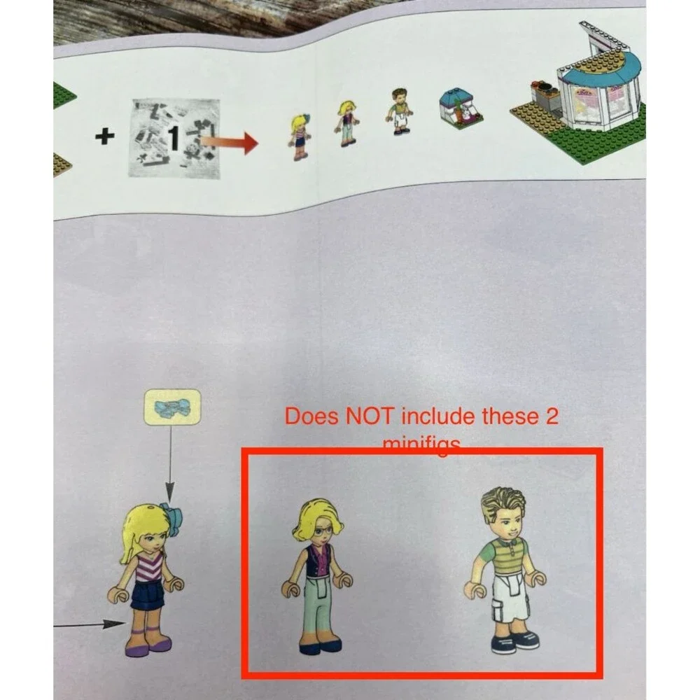 LEGO Friends Stephanie's House 41314 Set 622 Pieces Ages 6-12 Missing 2 Minifigs